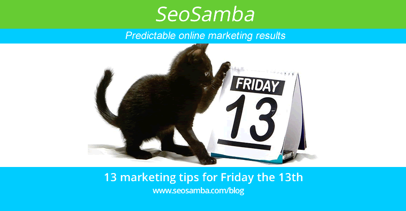 13 Awesome Marketing Tips for Friday The 13th